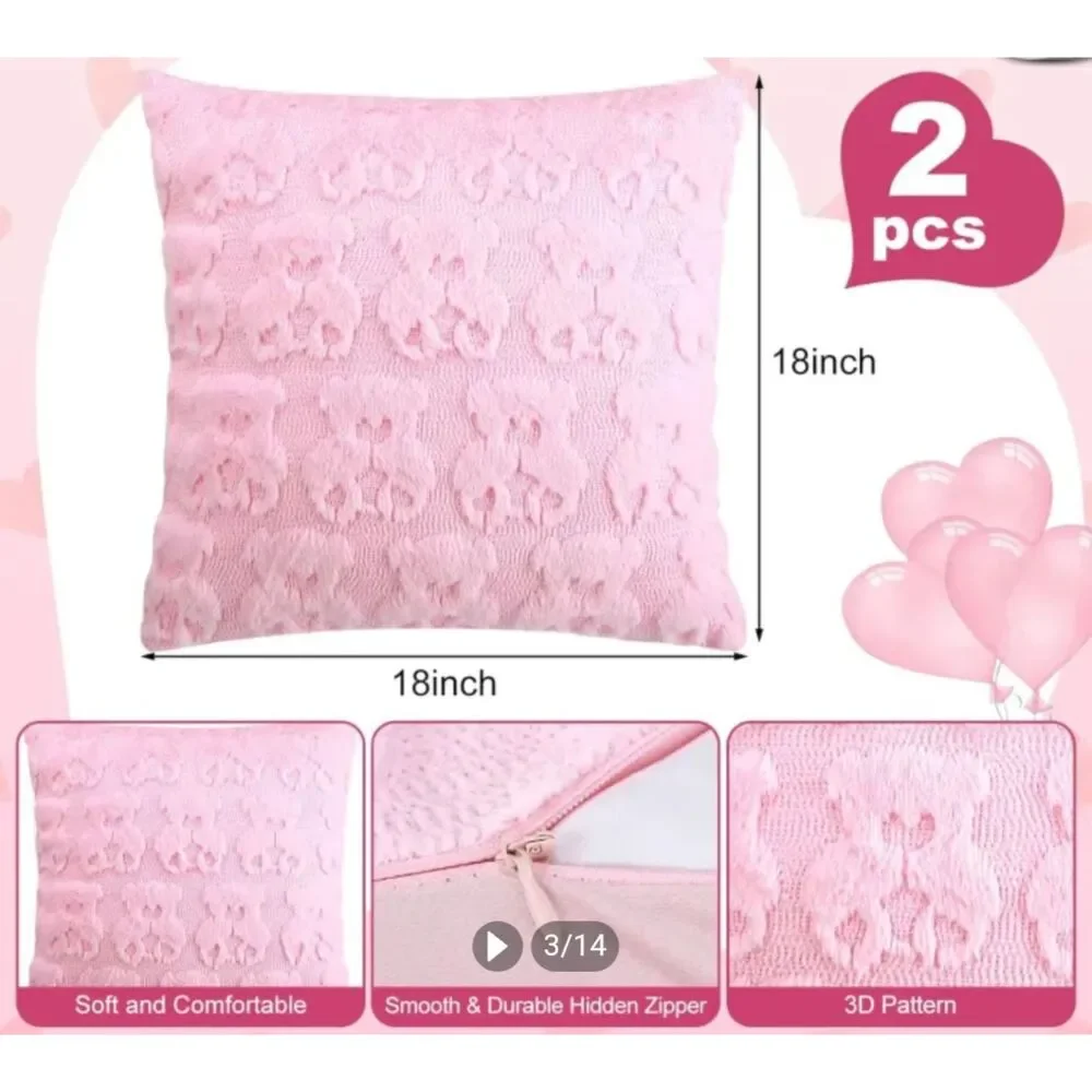 SALE!!! Pink throw pillow covers